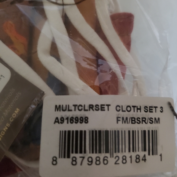 New 3pc Patricia Nash PACK OF 3 Cloth Face Coverings. - Picture 9 of 16